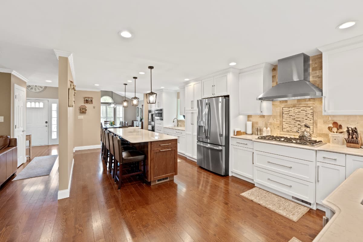 Image of a nice kitchen with island